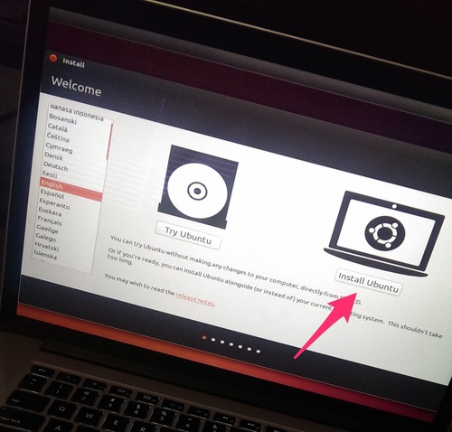 How to install ubuntu on mac